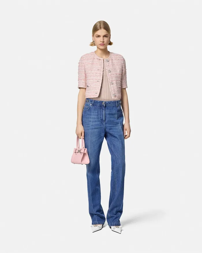 Versace Shirts and Tops Women Knit Tank Top Light Pink