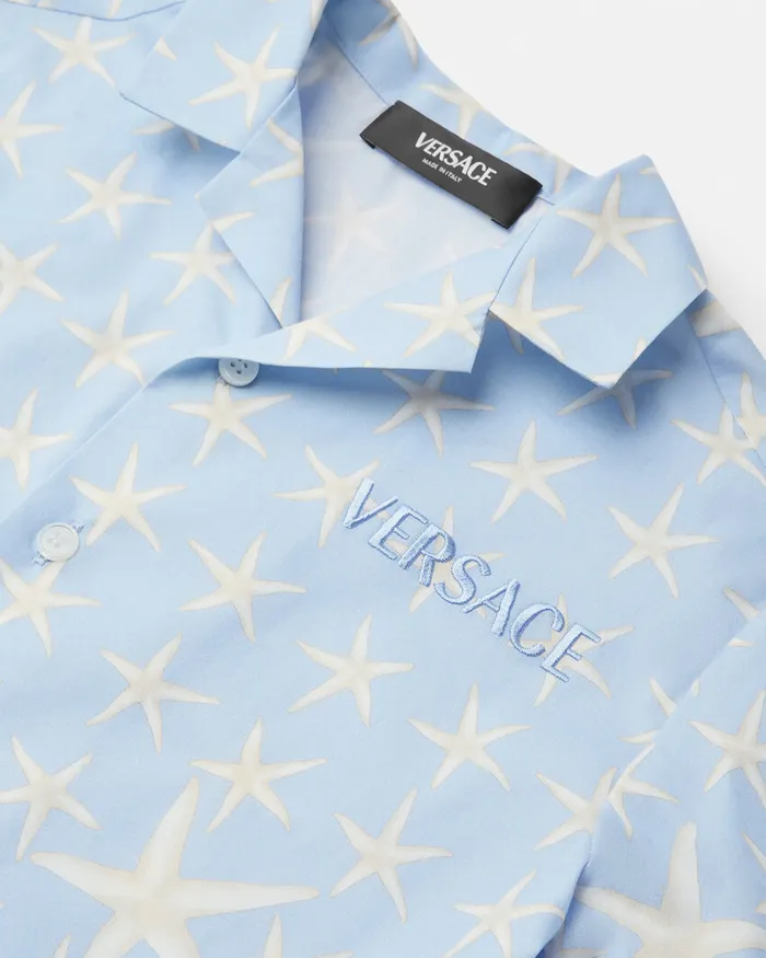 Versace Shirts Kids Stella Marina Shirt Light Blue
