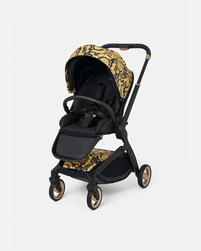 Versace Strollers and Others Kids Barocco Baby Stroller Print