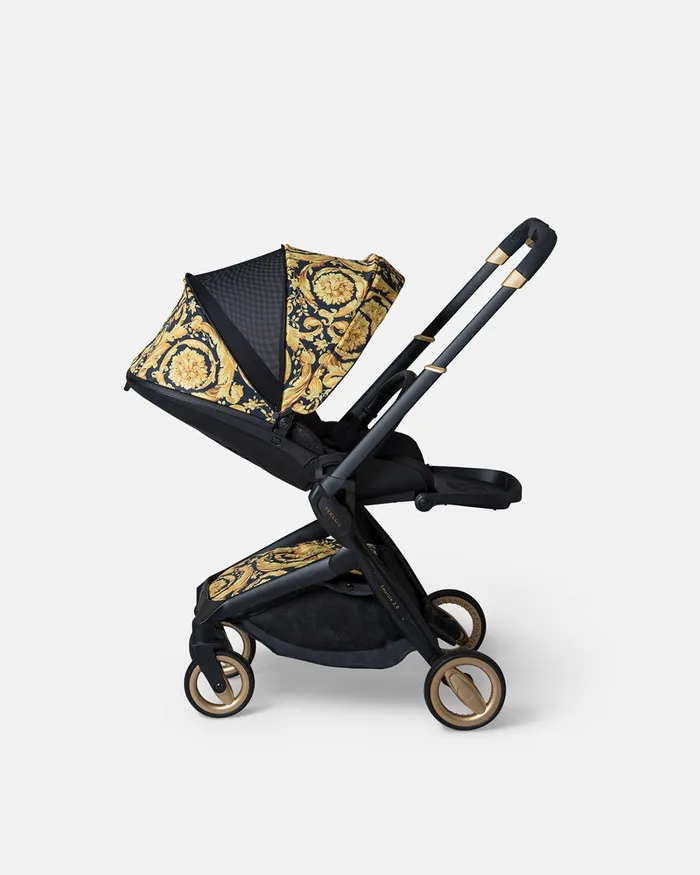 Versace Strollers and Others Kids Barocco Baby Stroller Print