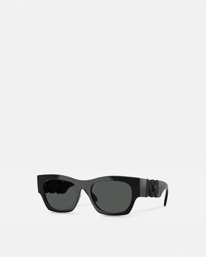 Versace Sunglasses Men Medusa Biggie Sunglasses Black