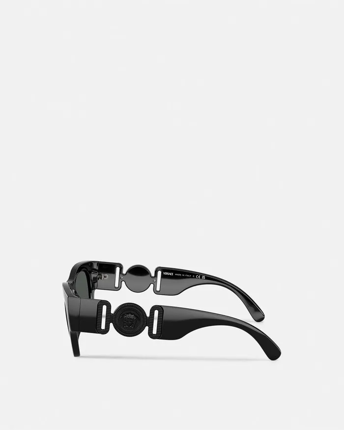 Versace Sunglasses Men Medusa Biggie Sunglasses Black