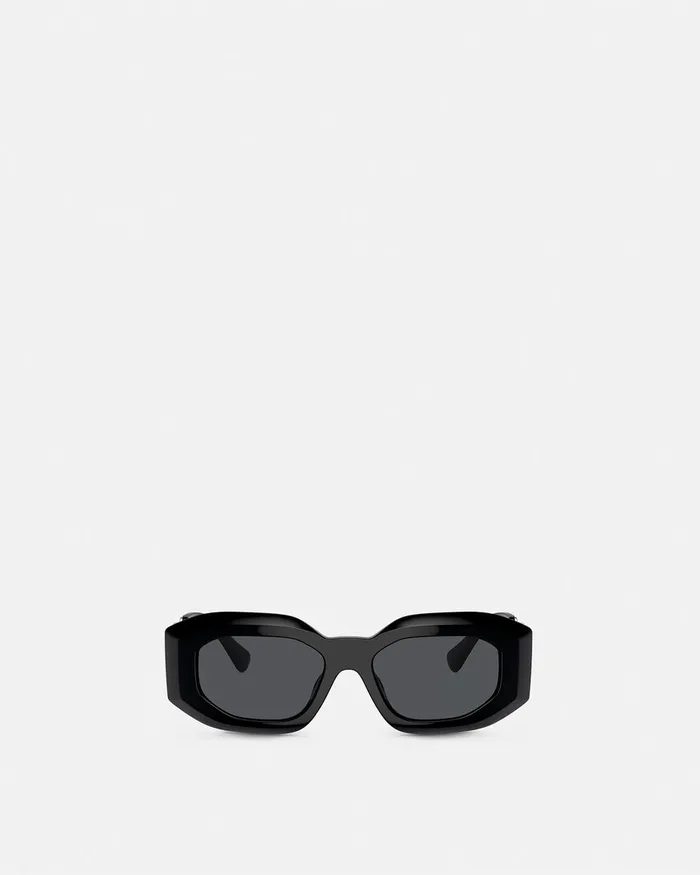Versace Sunglasses MenWomen Maxi Medusa Biggie Sunglasses Blacksilver