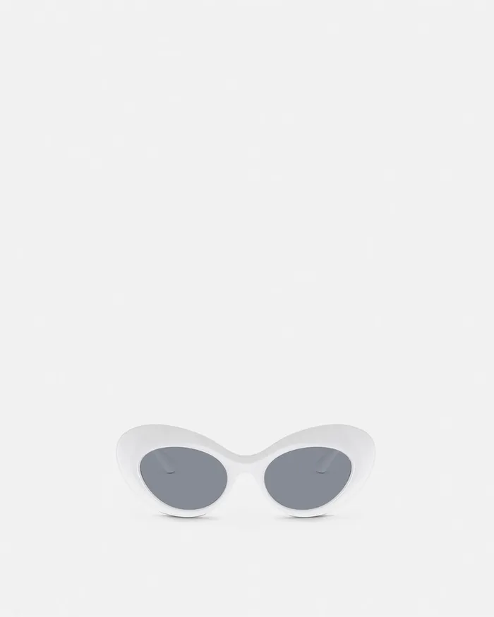 Versace Sunglasses Women Maxi La Medusa Oval Sunglasses Havana