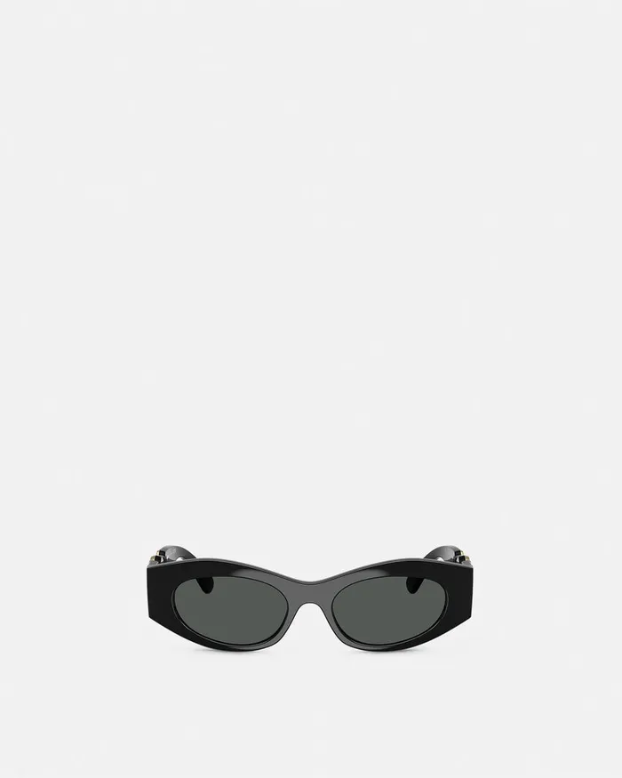 Versace Sunglasses Women Medusa Biggie CatEye Sunglasses Blackgold