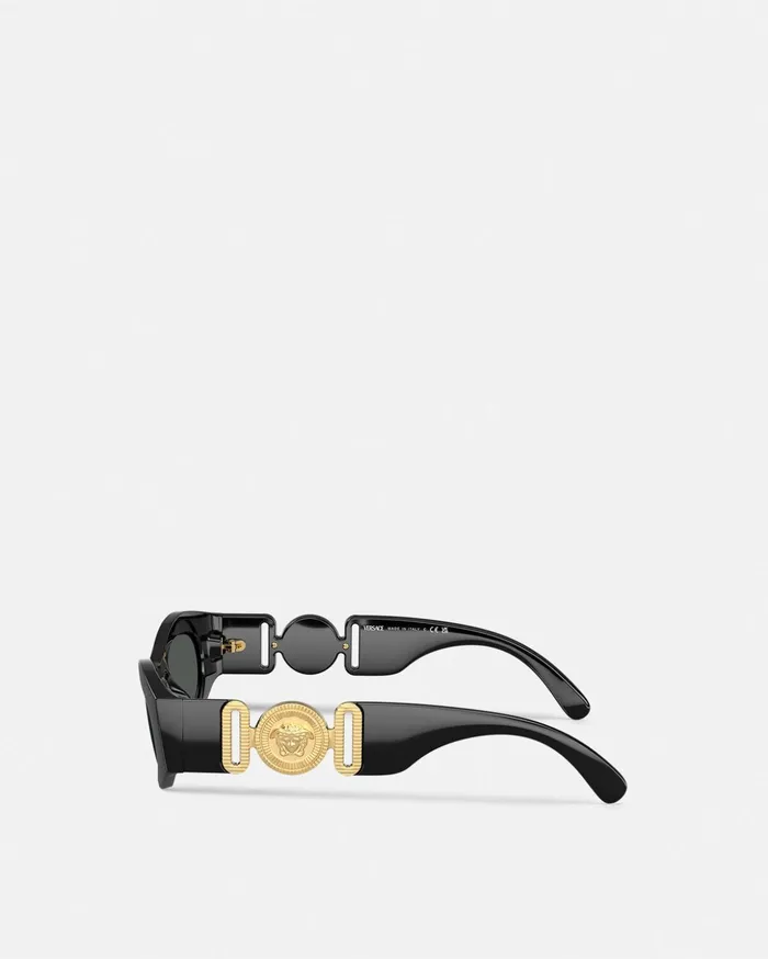 Versace Sunglasses Women Medusa Biggie CatEye Sunglasses Blackgold