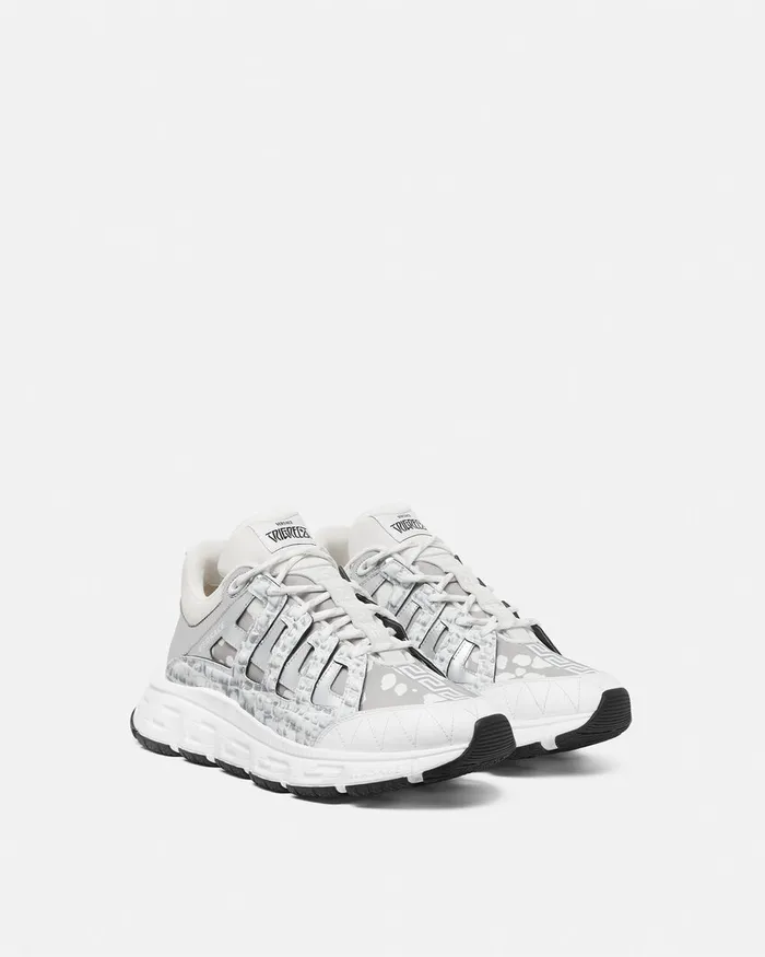 Versace Trigreca Men Trigreca Sneakers Whitesilver