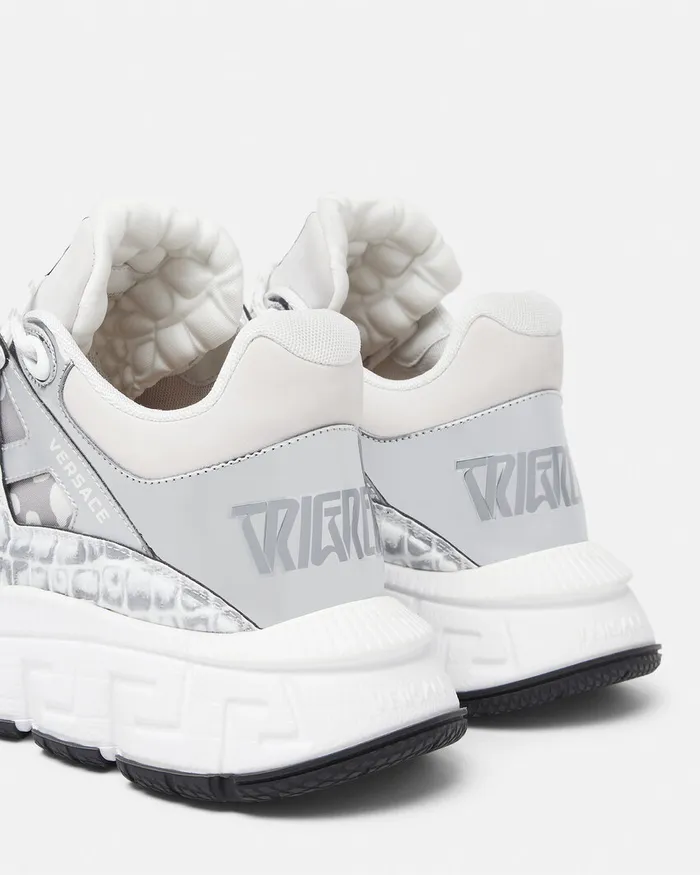 Versace Trigreca Men Trigreca Sneakers Whitesilver