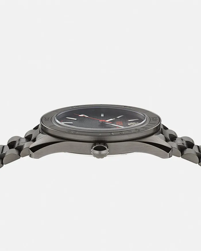 Versace Watches Men VDome Watch Black