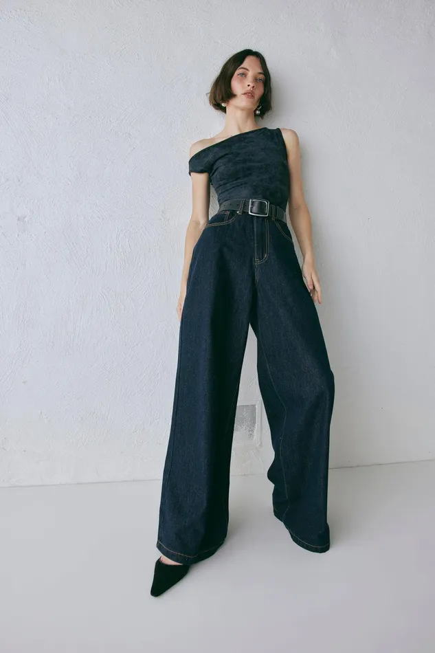 VRG GRL Aston Denim Jeans Indigo Women Pants