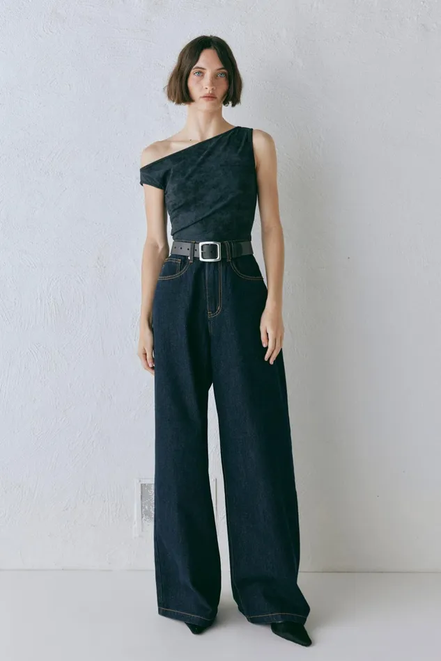VRG GRL Aston Denim Jeans Indigo Women Pants VRG GRL Aston Denim Jeans Indigo Women Pants