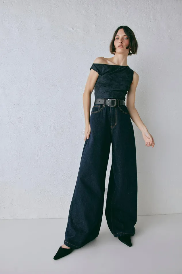 VRG GRL Aston Denim Jeans Indigo Women Pants VRG GRL Aston Denim Jeans Indigo Women Pants