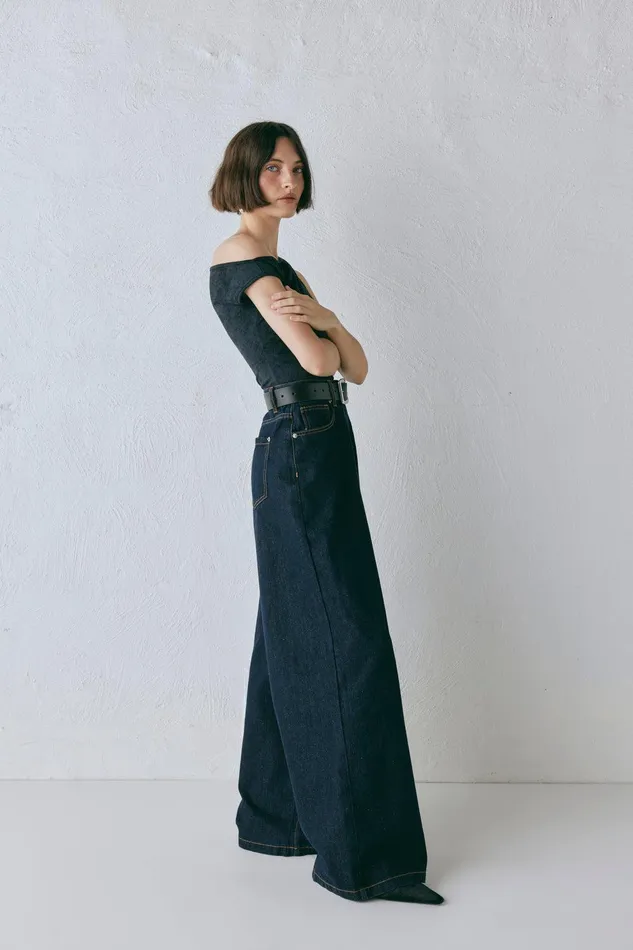 VRG GRL Aston Denim Jeans Indigo Women Pants VRG GRL Aston Denim Jeans Indigo Women Pants