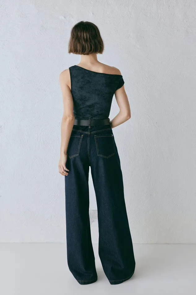 VRG GRL Aston Denim Jeans Indigo Women Pants VRG GRL Aston Denim Jeans Indigo Women Pants