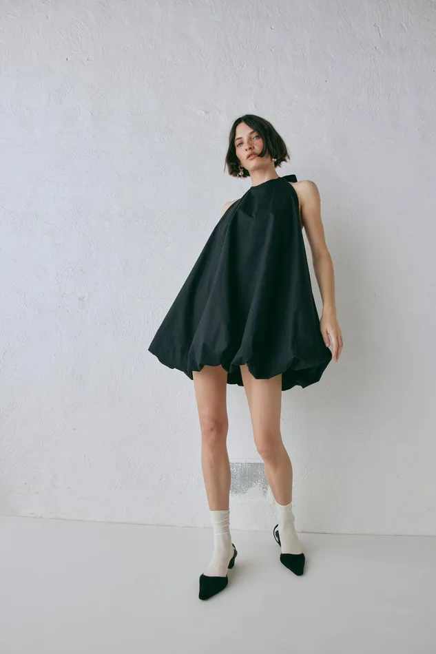 VRG GRL Bella Mini Dress Black Women Mini Dresses