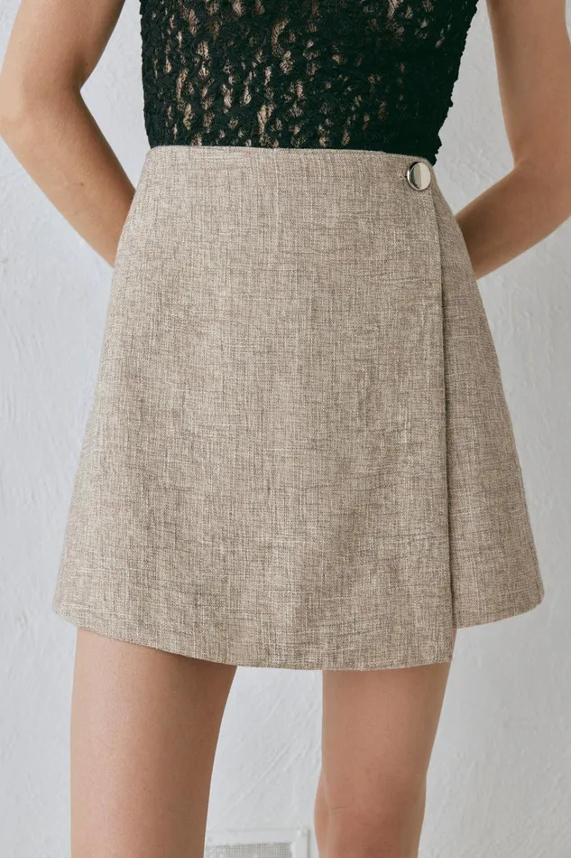 VRG GRL Cove Skort Wheat Women Skorts VRG GRL Cove Skort Wheat Women Skorts