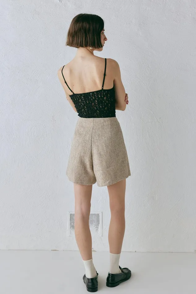 VRG GRL Cove Skort Wheat Women Skorts VRG GRL Cove Skort Wheat Women Skorts