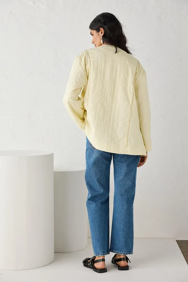 VRG GRL Mona Jacket Butter Women JacketsCoats VRG GRL Mona Jacket Butter Women JacketsCoats