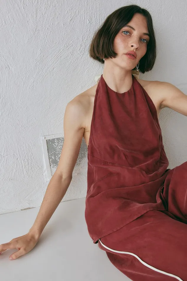 VRG GRL Sierra Top Wine Women Sleeveless