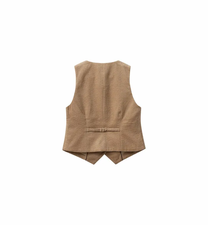 Waistcoats MOS MOSH Women MMCeris Joana Vest Tannin
