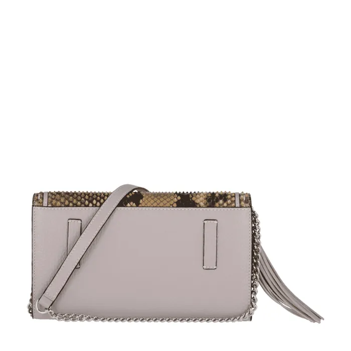Wallet Chain Multico Grey Mauve Women Lancel The Exotics Wallet Chain Multico Grey Mauve Women Lancel The Exotics