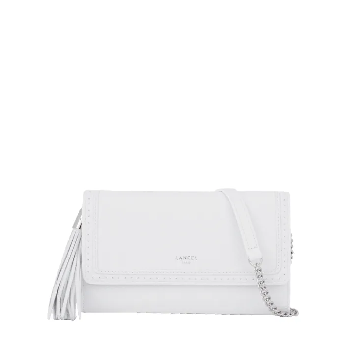 Wallet Chain Optic White Women Lancel Clutch