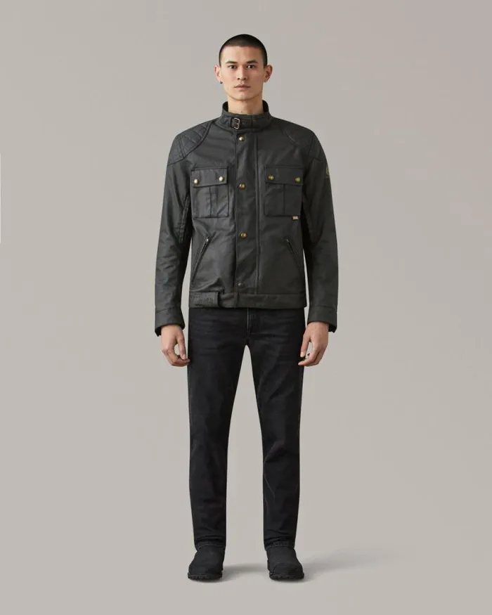 Waxed Jackets Men Belstaff Brooklands Motorcycle Jacket Black Waxed Jackets Men Belstaff Brooklands Motorcycle Jacket Black