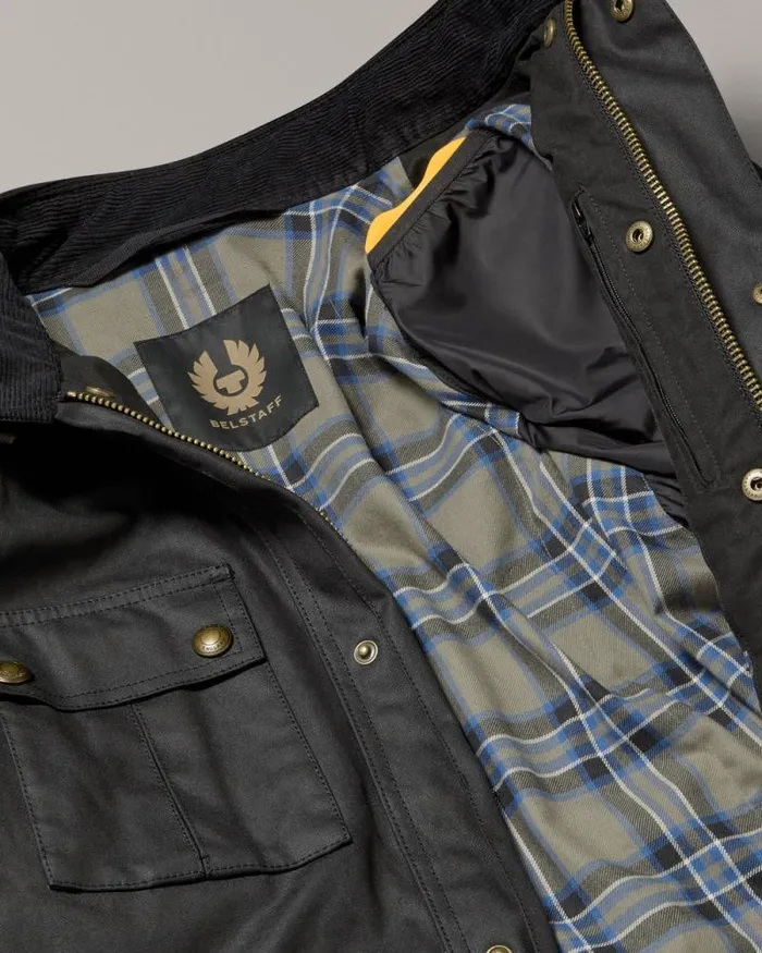 Waxed Jackets Men Belstaff Brooklands Motorcycle Jacket Black Waxed Jackets Men Belstaff Brooklands Motorcycle Jacket Black