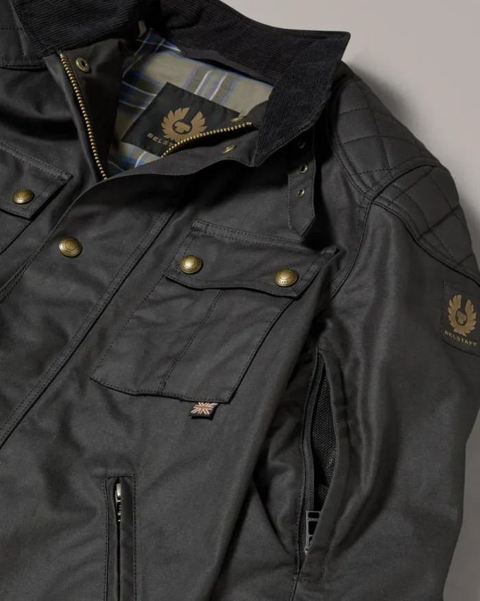 Waxed Jackets Men Belstaff Brooklands Motorcycle Jacket Black Waxed Jackets Men Belstaff Brooklands Motorcycle Jacket Black