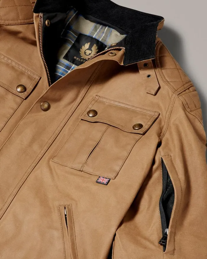 Waxed Jackets Men Belstaff Brooklands Motorcycle Jacket Sand Waxed Jackets Men Belstaff Brooklands Motorcycle Jacket Sand