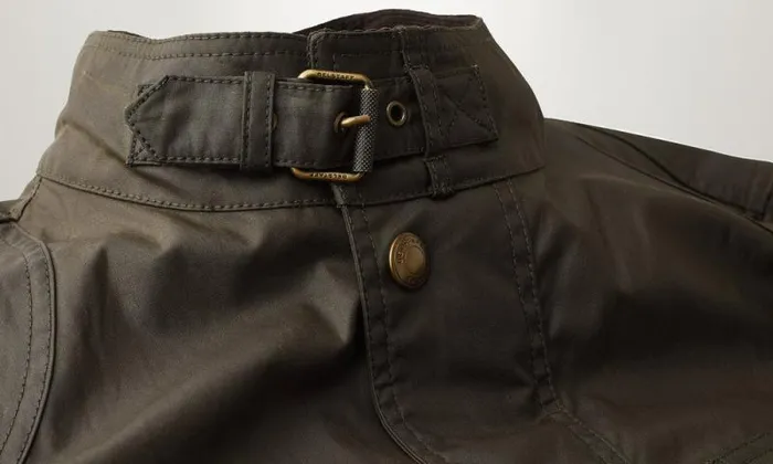 Waxed Jackets Men Belstaff Fieldmaster Jacket Faded Olive