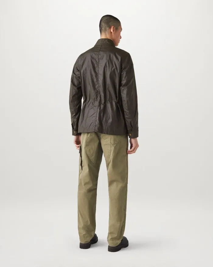 Waxed Jackets Men Belstaff Fieldmaster Jacket Faded Olive