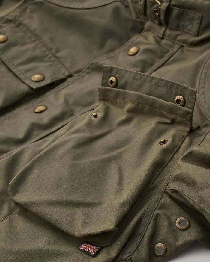Waxed Jackets Men Belstaff Trialmaster Motorcycle Jacket Olive Green Waxed Jackets Men Belstaff Trialmaster Motorcycle Jacket Olive Green