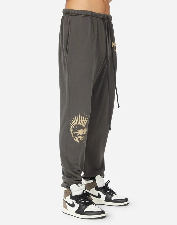 Whitmore Moshi Lightning Skull Vintage Black Men039s Lauren Moshi Bottoms