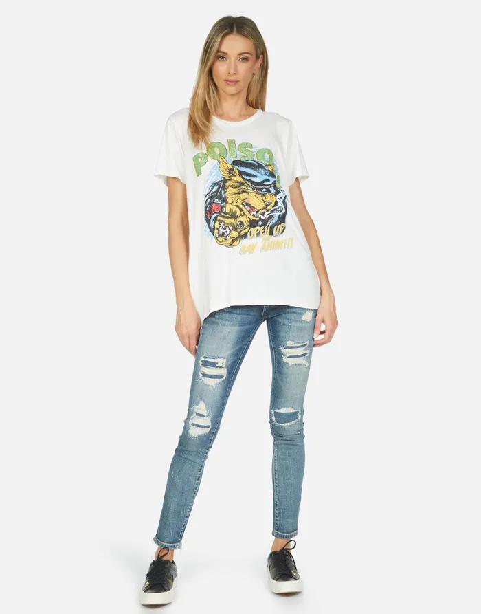 Wolf Poison Cat Milk Women039s Lauren Moshi Short Sleeve