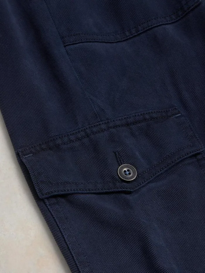 Women Arlo Tencel Cargo Trouser Dark Navy White Stuff Trousers