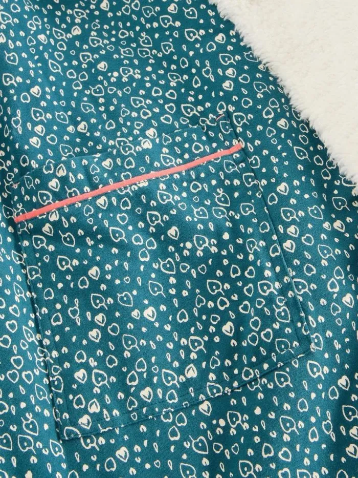 Women Ava Lined Dressing Gown Teal Print White Stuff Nightwear Women Ava Lined Dressing Gown Teal Print White Stuff Nightwear