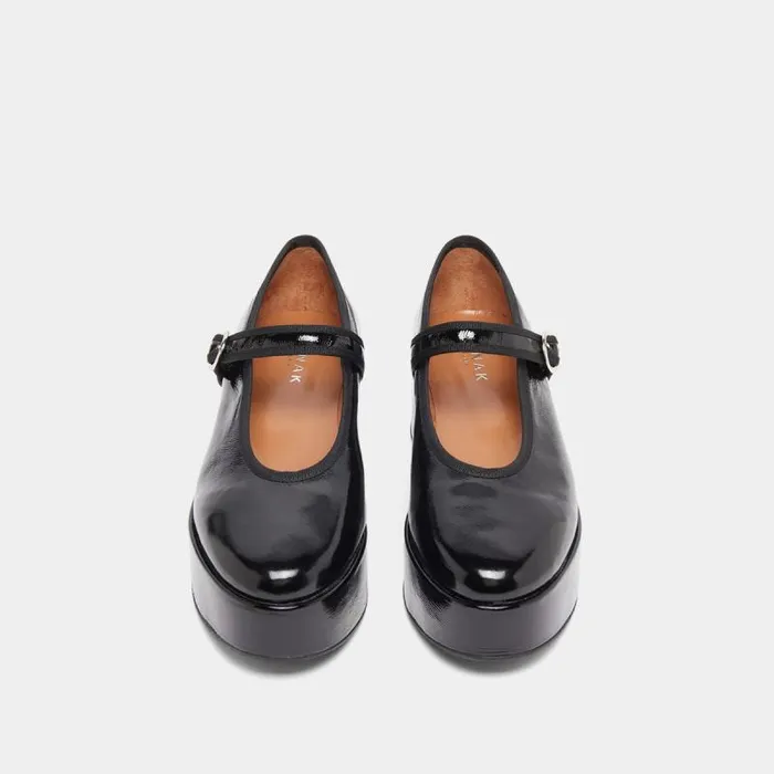 Women Ballet Flats With Platforms Black JONAK Ballet Flats