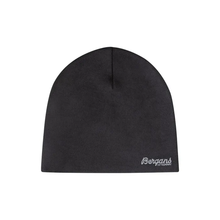 Women Bergans Of Norway Beanies And Caps Allround Thin Merino Beanie Dark Shadow Grey
