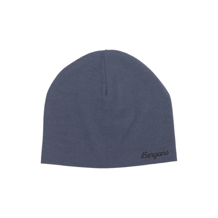 Women Bergans Of Norway Beanies And Caps Allround Thin Merino Beanie Granite Blue
