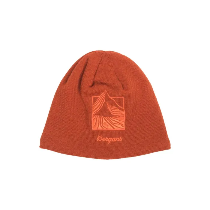 Women Bergans Of Norway Beanies And Caps Rabot Fleece Lined Wool Beanie Lava