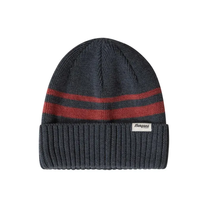 Women Bergans Of Norway Beanies And Caps Striped V2 Beanie Orion Blue