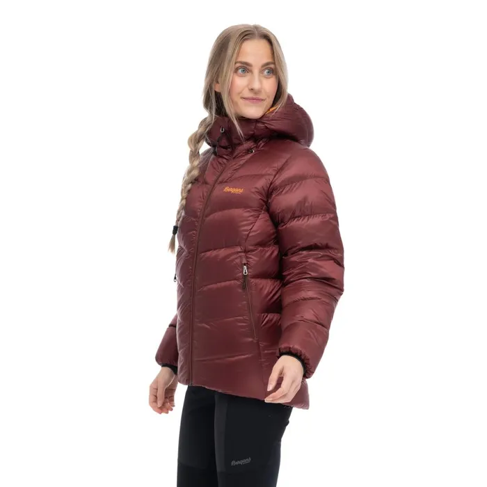 Women Bergans Of Norway Down Jackets Senja Down W Jacket Amarone Red