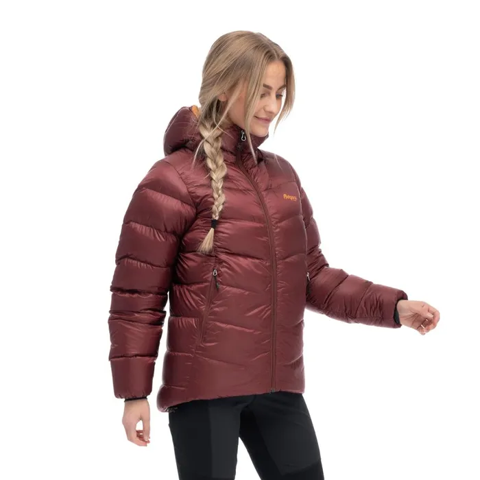 Women Bergans Of Norway Down Jackets Senja Down W Jacket Amarone Red