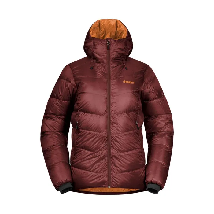 Women Bergans Of Norway Down Jackets Senja Down W Jacket Amarone Red