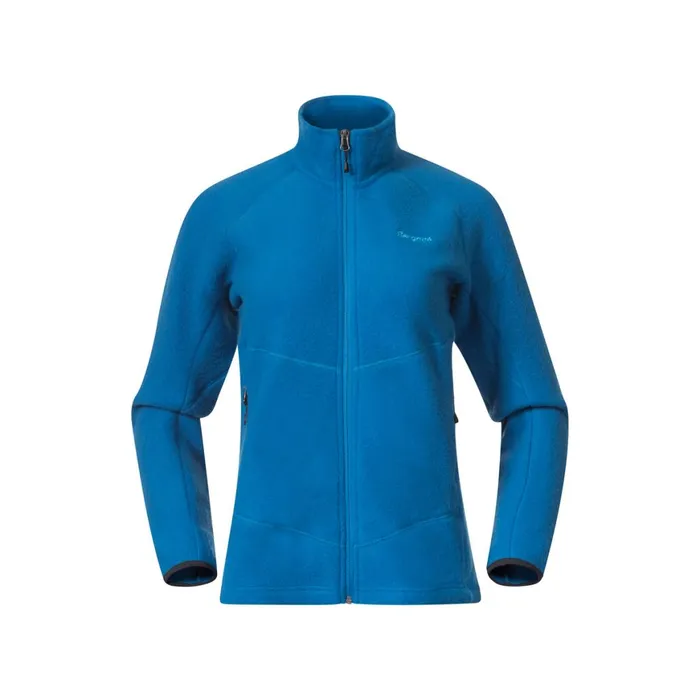 Women Bergans Of Norway Fleece Rabot Merino Fleece Midlayer Jacket Dark Aqua Lagoon