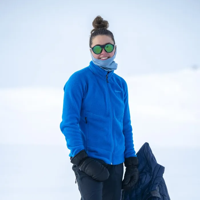 Women Bergans Of Norway Fleece Rabot Merino Fleece Midlayer Jacket Dark Aqua Lagoon