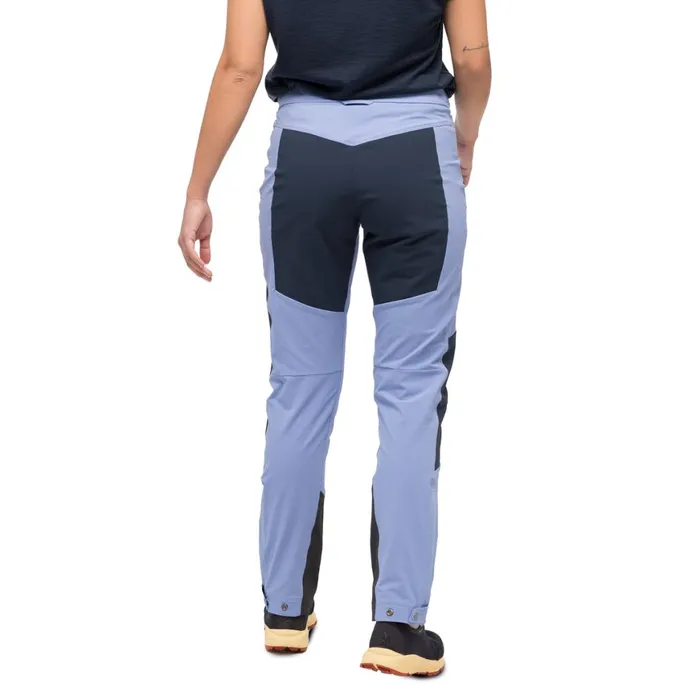 Women Bergans Of Norway Hiking Pants Tind Softshell Pants Blueberry Milk Navy Blue