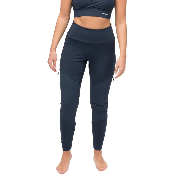 Women Bergans Of Norway Hiking Pants Tind Vertical Rock Tights Navy Blue