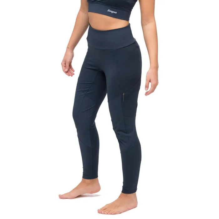 Women Bergans Of Norway Hiking Pants Tind Vertical Rock Tights Navy Blue